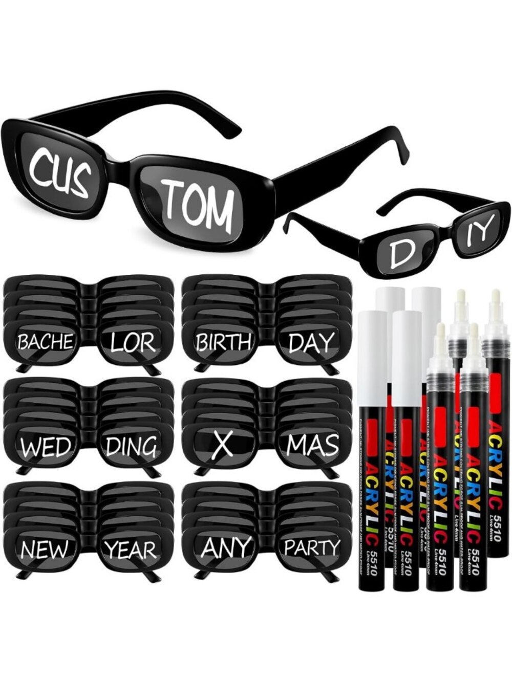 Custom Personalized Sunglasses | Unique Design, UV Protection, Stylish Accessory